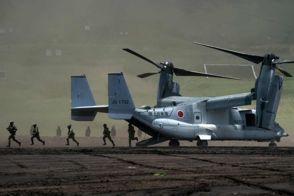 Japan GSDF grounds Osprey fleet after U.S. suspension