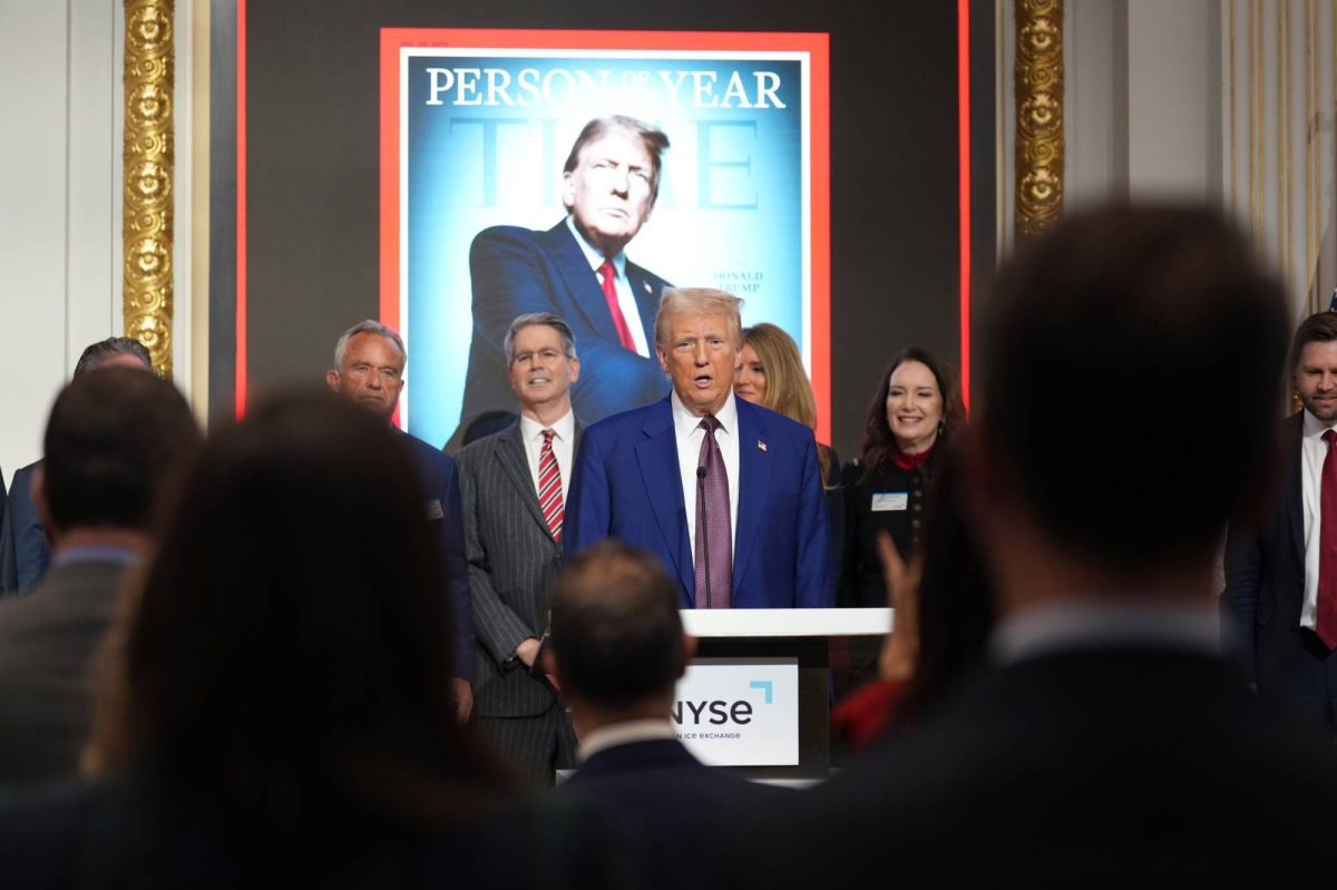 Time Magazine names Donald Trump person of the year for second time