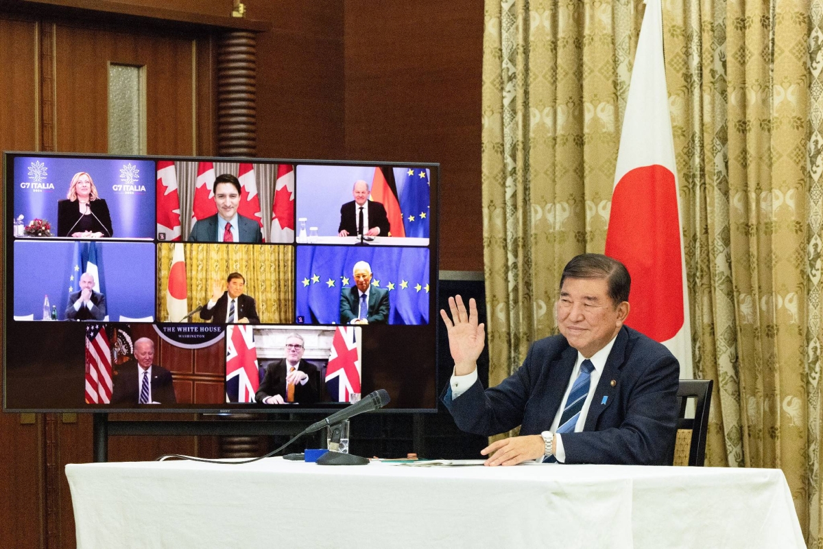 Ishiba urges deeper G7 security cooperation as North Korea gets closer to Russia