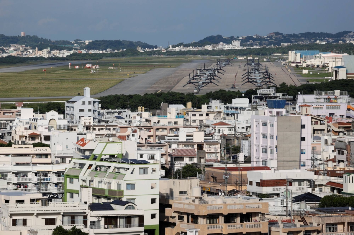 U.S. Marines begin to relocate from Okinawa to Guam