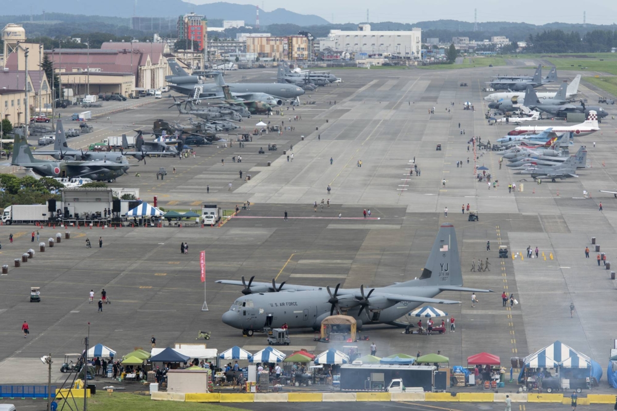 Japanese officials inspect Yokota Air Base over PFAS concerns