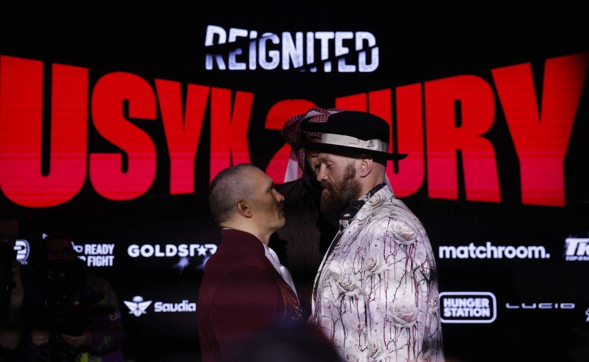 Tyson Fury all business ahead of rematch with Oleksandr Usyk