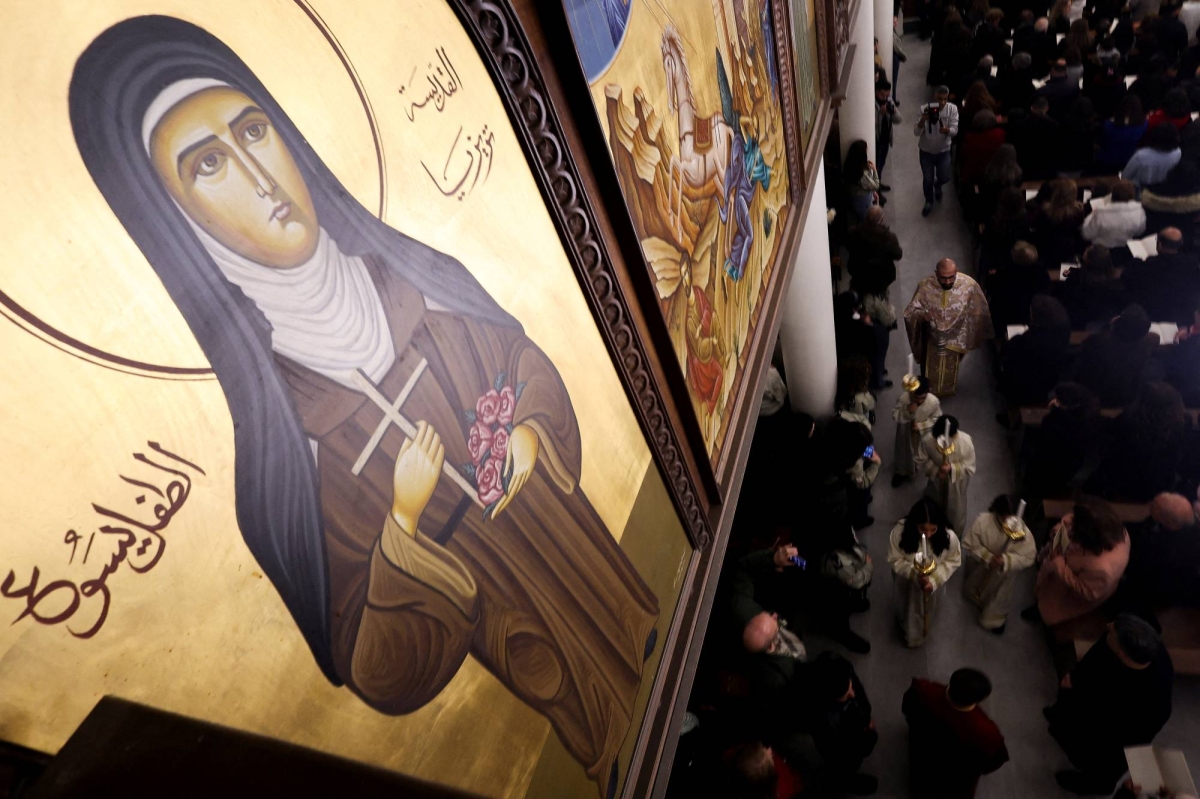 Syrian Christians attend Christmas mass for first time since Assad’s fall