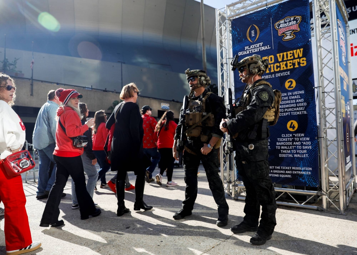 Tragedy in New Orleans casts somber mood over Sugar Bowl
