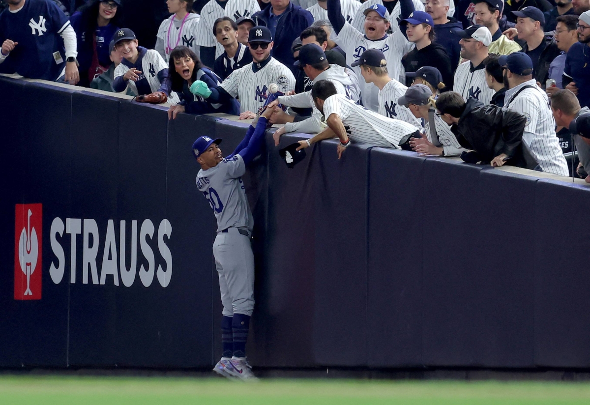 Two fans who grabbed Mookie Betts in World Series banned by MLB