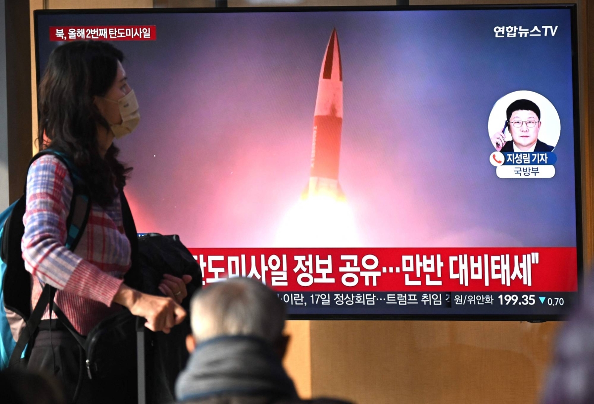 North Korea fires suspected short-range ballistic missiles