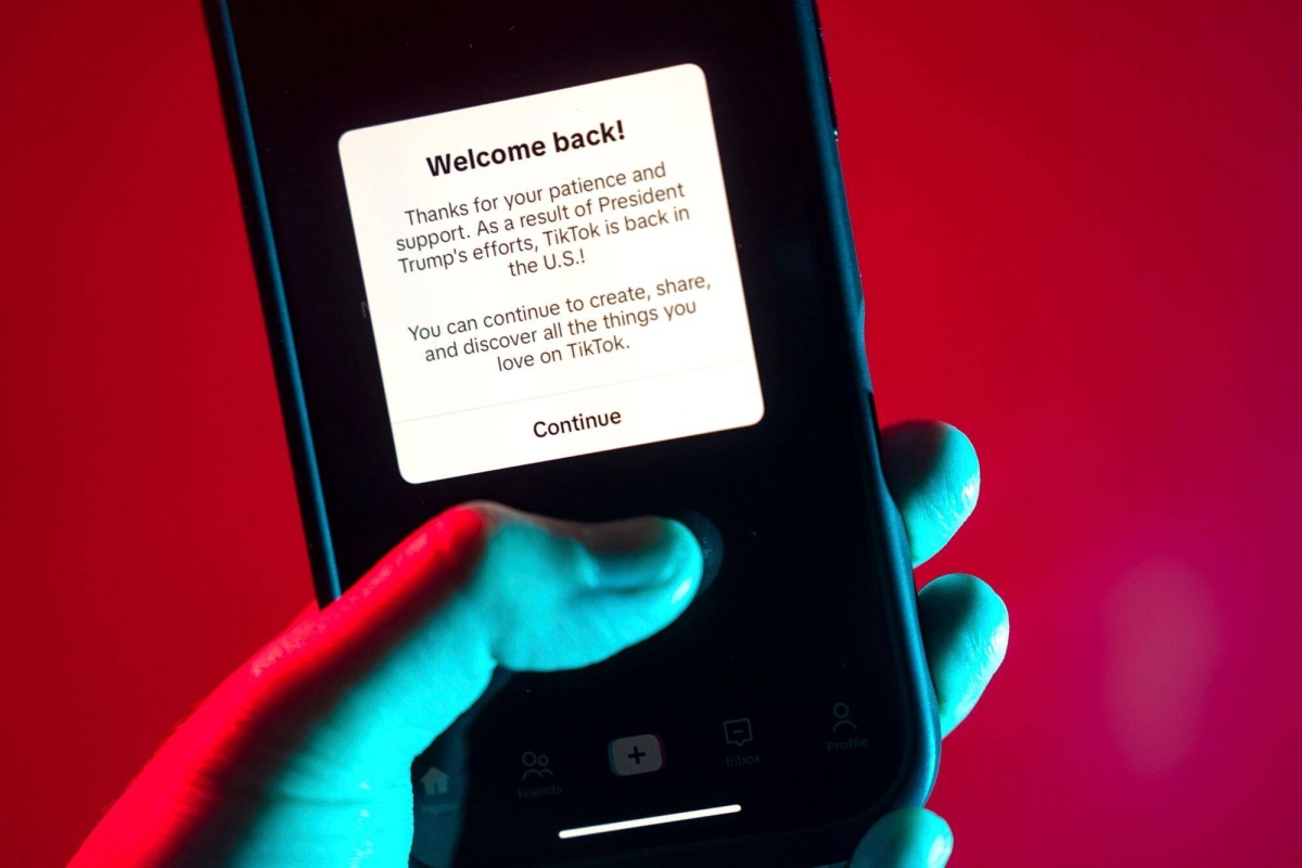 TikTok restoring U.S. service after Trump says he will stall ban