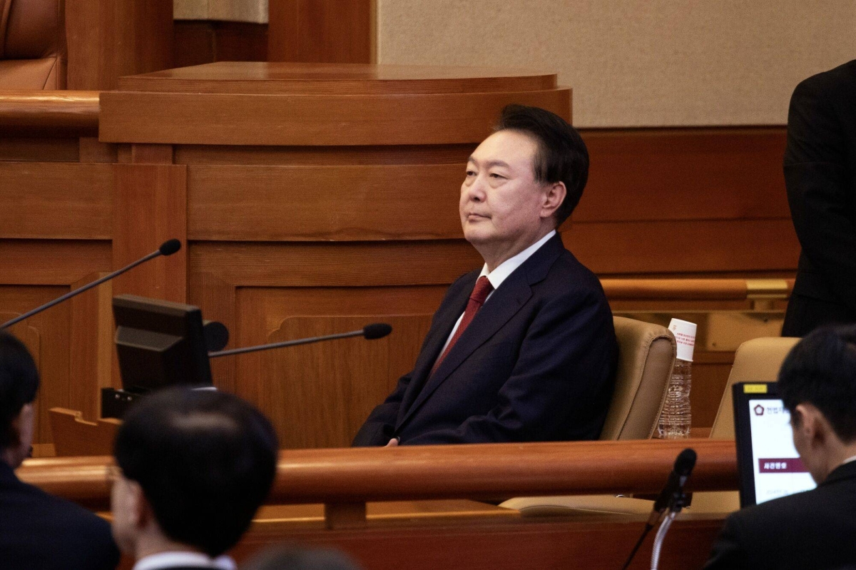 South Korea’s Yoon attends impeachment trial over martial law bid