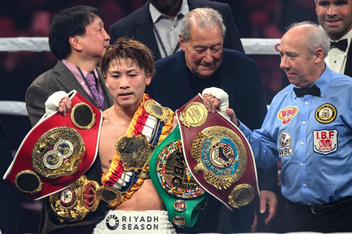 Naoya "Monster" Inoue retains undisputed title with 4th-round knockout