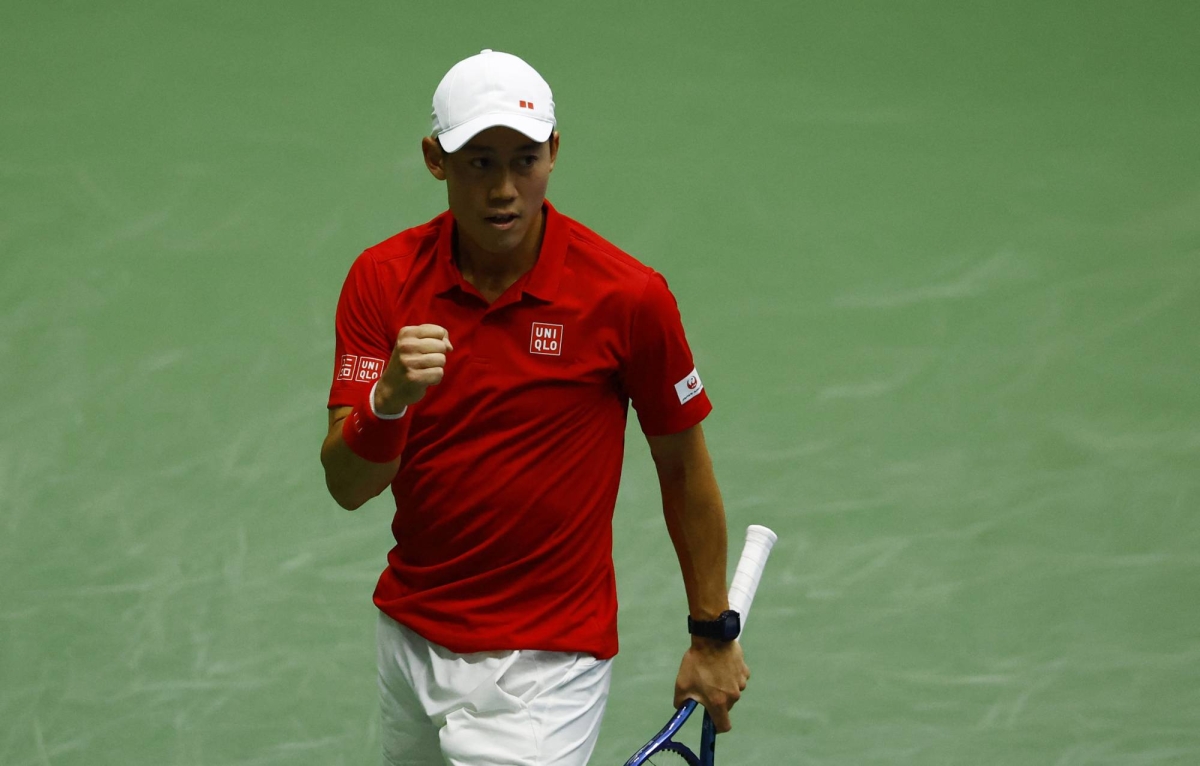 Japan fights back to beat Britain in Davis Cup qualifiers