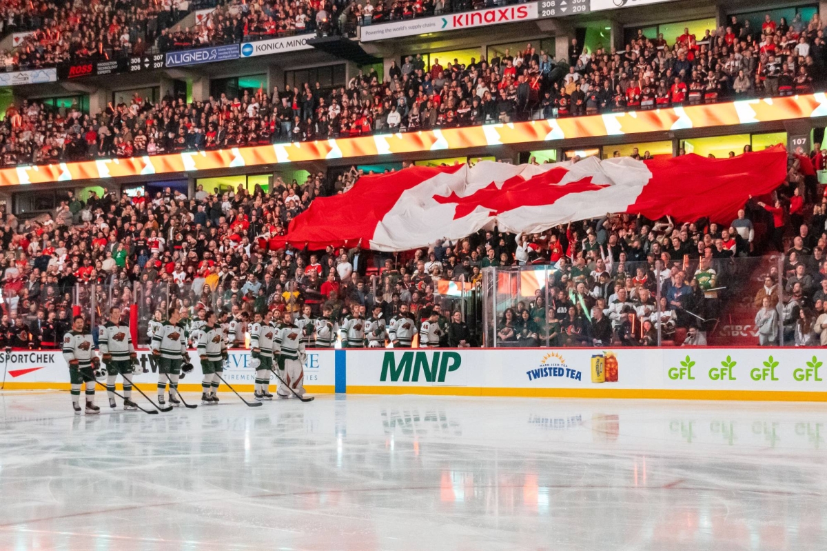Canadian sports fans boo U.S. anthem amid anger over Trump tariffs