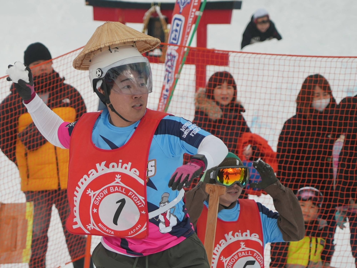Frosty face-off: Over 120 teams throw down in epic Japanese snowball tournament