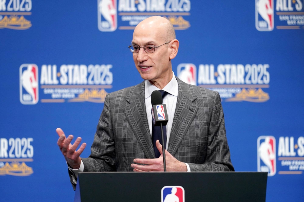 Adam Silver happy with NBA despite Draymond Green calling league ‘boring’