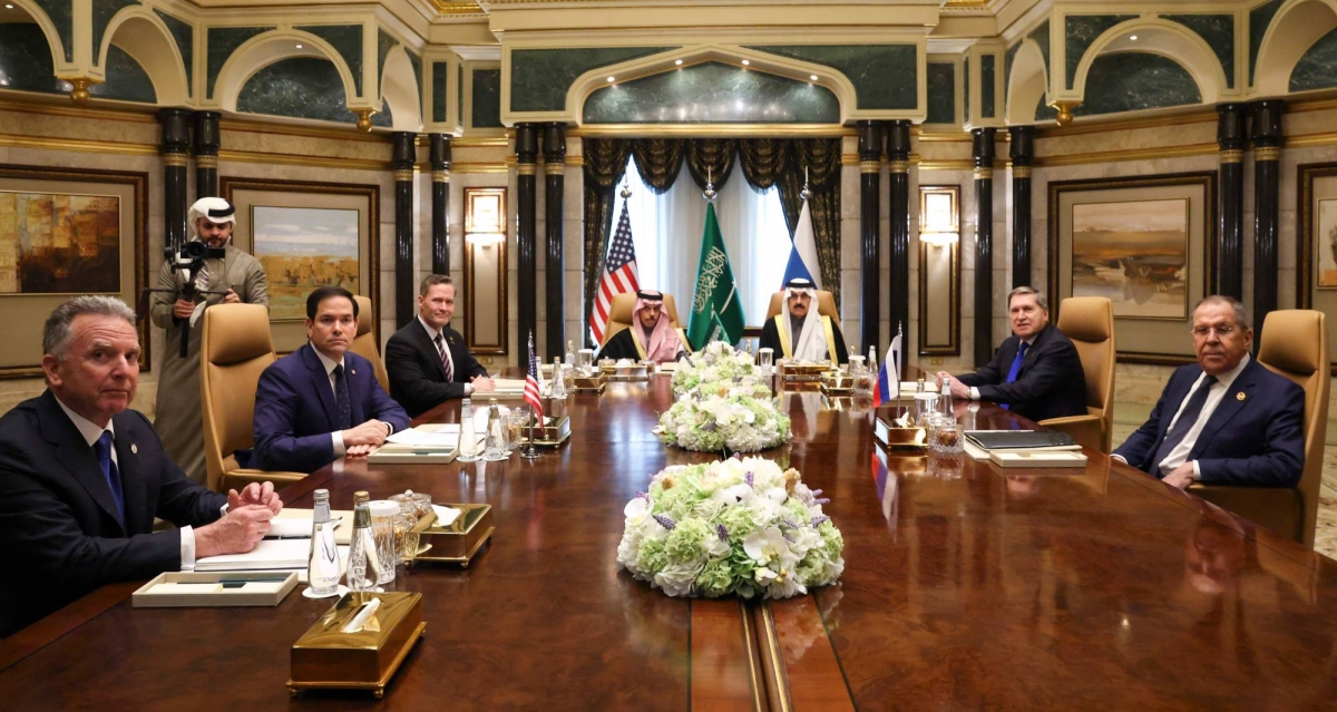 U.S.-Russia talks on reset of ties and Ukraine war begin in Saudi Arabia