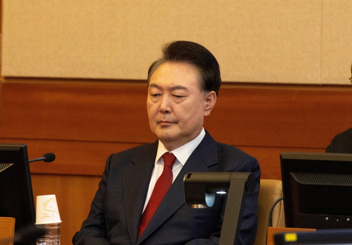 Yoon attends first hearing of criminal trial over insurrection charges