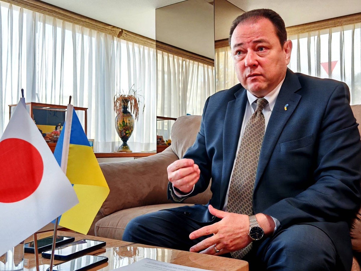 As Ukraine rift emerges, Kyiv’s envoy says Japan must take on bigger global role