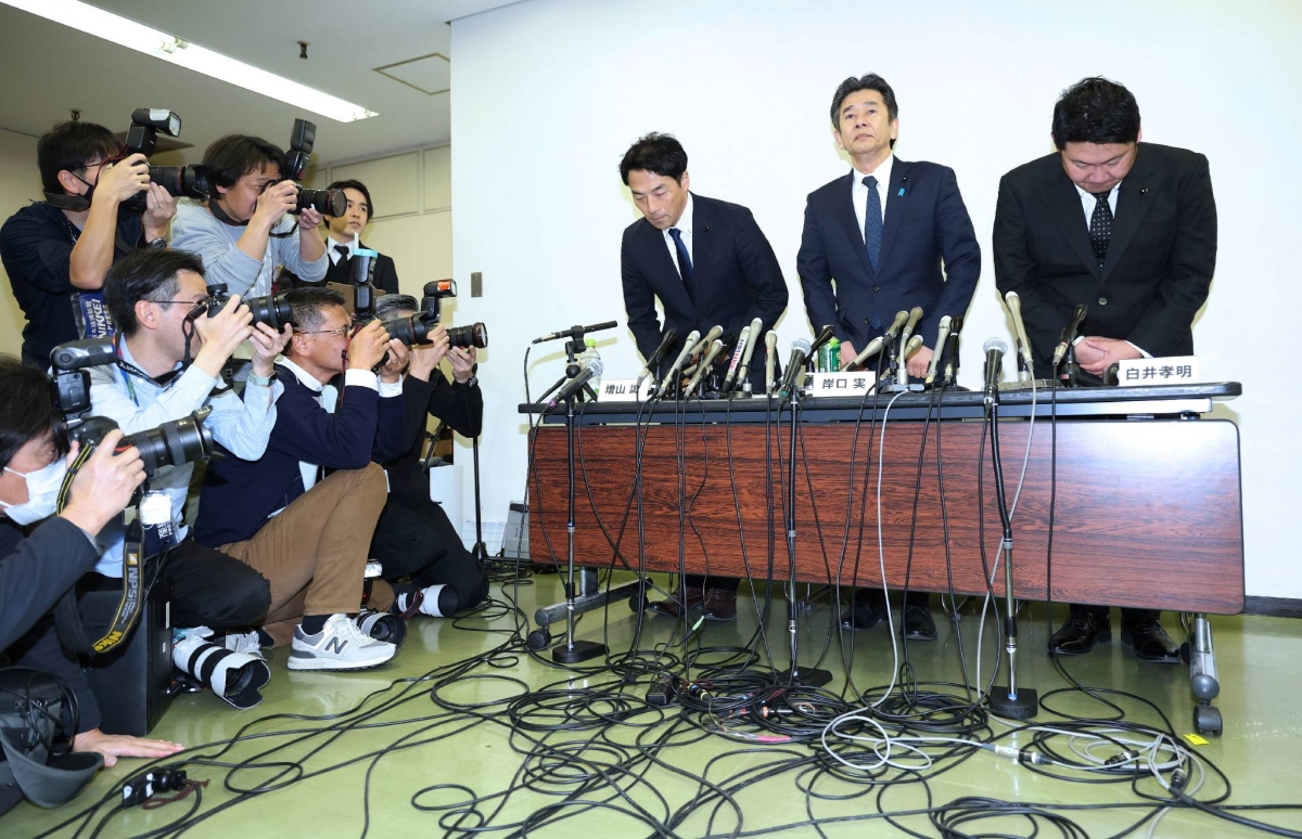 Hyogo assembly member offers to quit Nippon Ishin over probe data