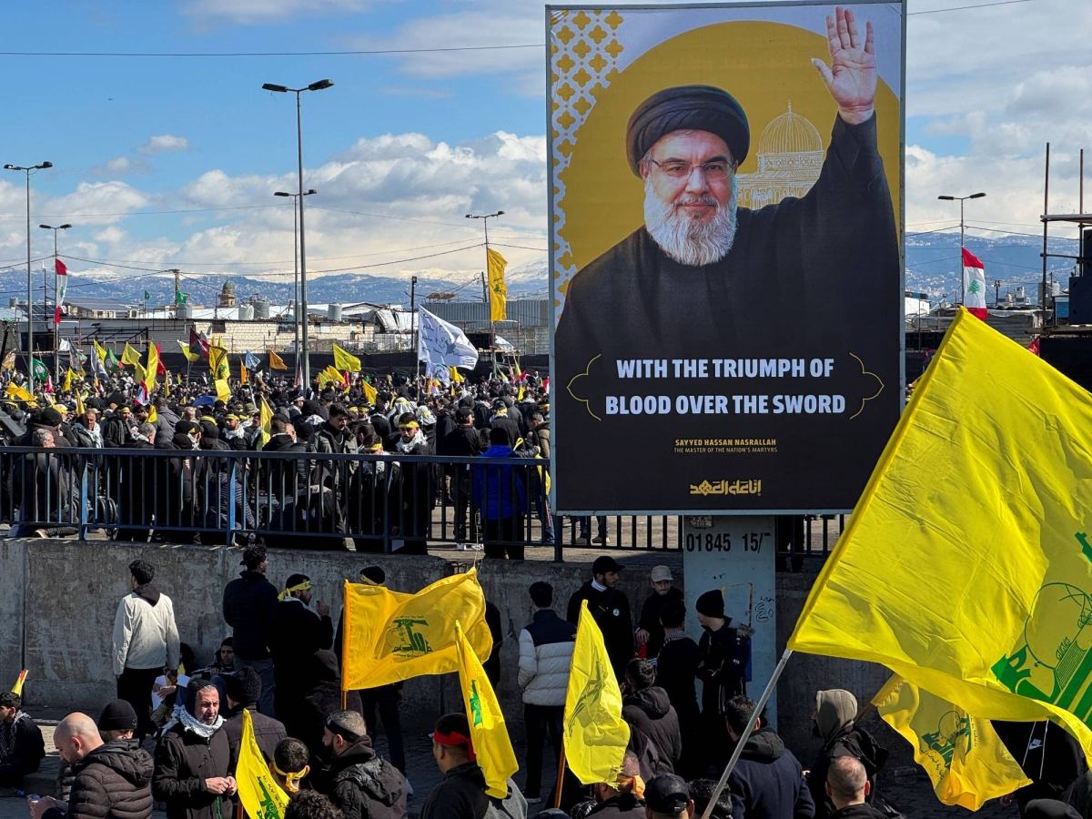 Tens of thousands mourn Hezbollah’s slain leader Nasrallah in mass funeral