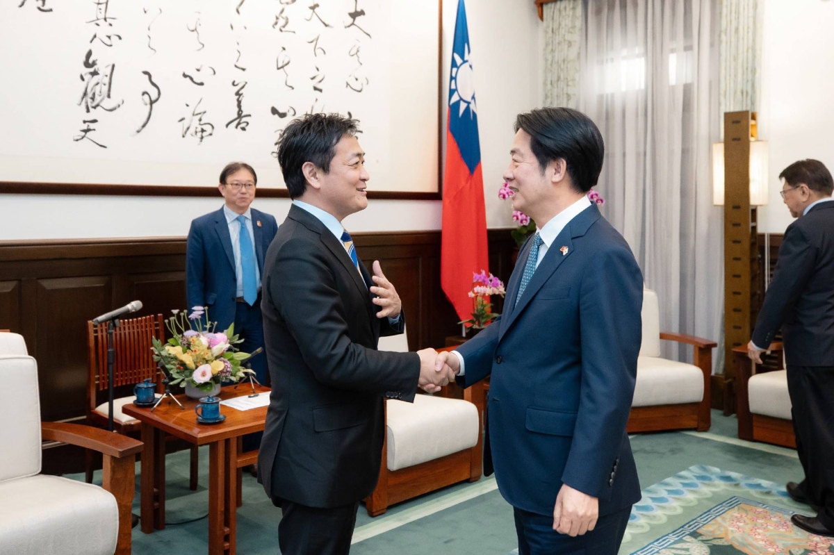 DPP’s Tamaki meets Taiwanese President Lai