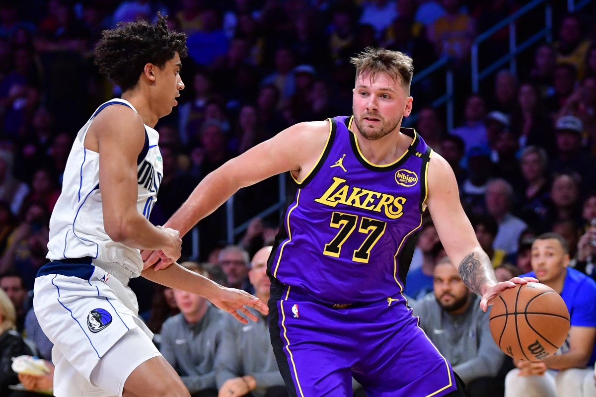 Lakers’ Doncic makes triple-double in winning reunion with Dallas