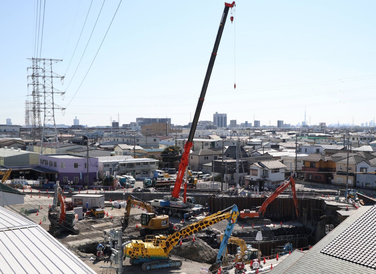 A month on, still no timeline for Saitama sinkhole restoration work