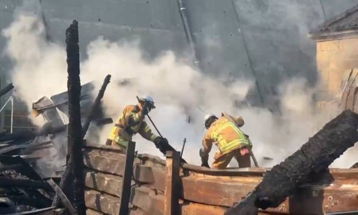 Wildfire in Iwate rages on as unusually dry weather continues