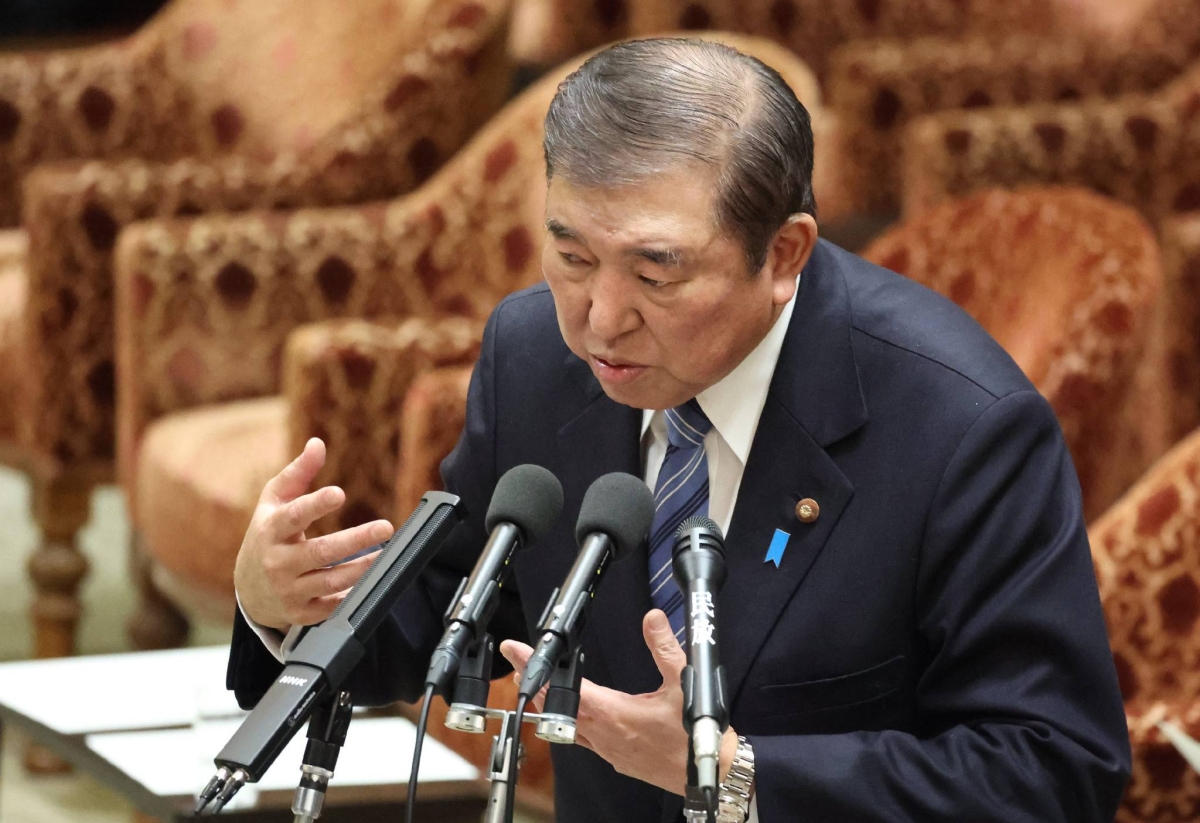 Ishiba says Japan won’t take sides in U.S. row with Ukraine