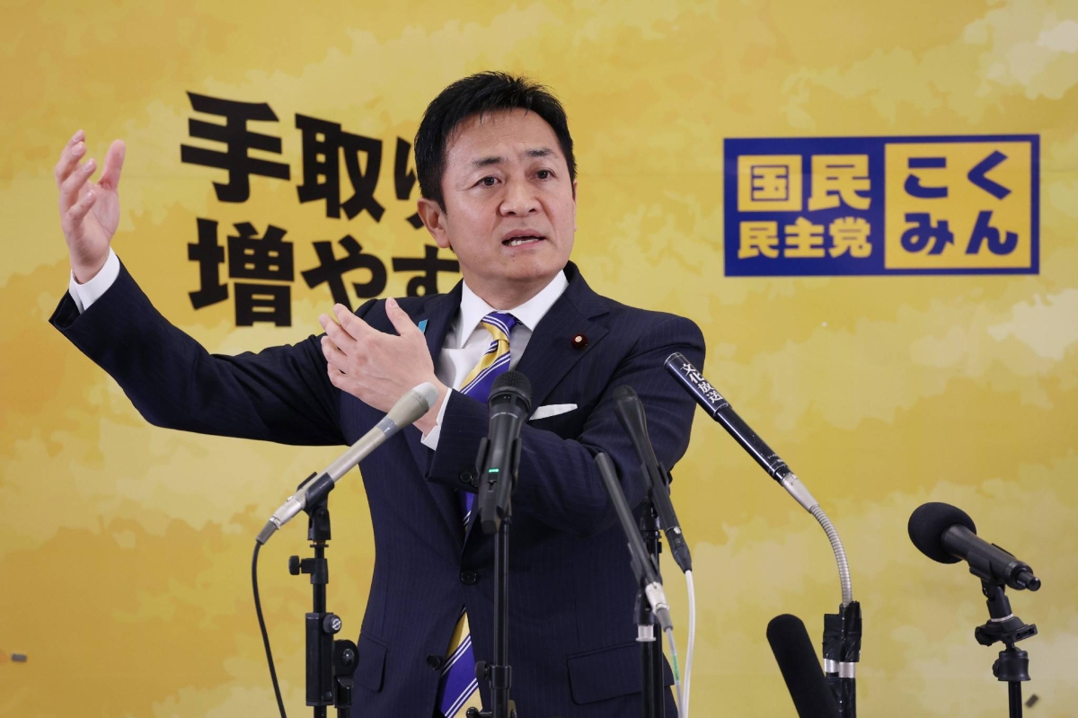 Tamaki sets sights on Upper House election after retaking DPP reins